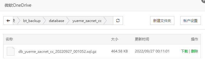 宝塔面板微软OneDrive自动备份网站教程 2306634000.png
