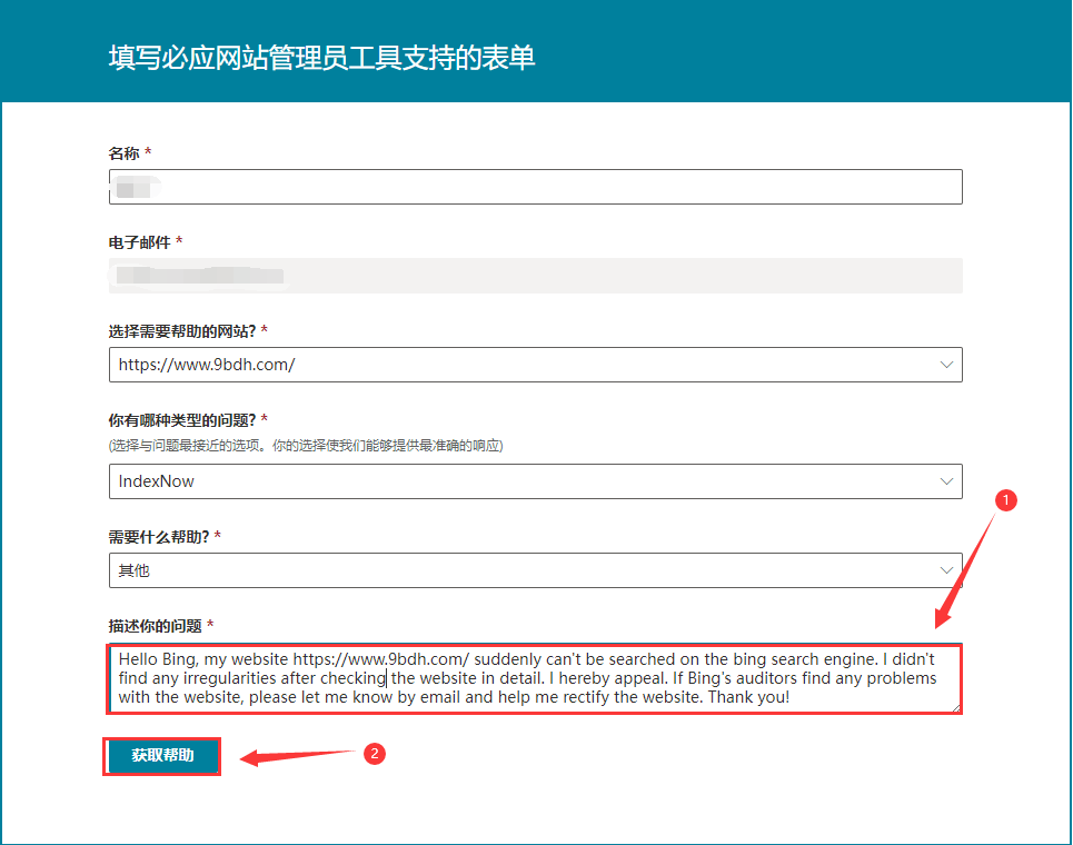 网站被必应搜索引擎K掉,如何申诉 1607443751.png